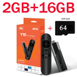 M98 Y10 ATV Mini Stick Android 13 H618 Quad Core Cortex A53 Support 6K Video 4K 5G Wifi BT5.0 Voice Remote Smart TV Box iptv