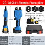 Electric Pre-insulated Tube Type Bare Terminal Portable Tool Rechargeable Crimping