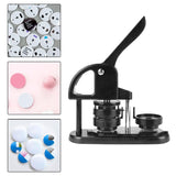 Round Badge Making Machine For DIY Gifts Keychain Pin Buttons Attachments Fridge Button