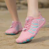 New outdoor anti slip sport hiking for couples, indoor yoga shoes, breathable quick drying five finger beach shoes