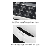 Electric Walnut Cake Maker, Automatic Mini Nut Waffle Bread hine, Sand Iron Toaster, Breakfast Pan Oven, EU Plug, 750W