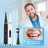 Electric Ultrasonic Scaler with LED Tartar Remover Electic Sonic Tooth Cleaner Dental Stone Removal Household