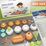 Kids Circuit Blocks Science Toy Electronic Circuit Educational Toys For Childen Physical Education Learning Montessori Toy