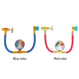 R1234YF Refrigerant with 1/2 Inch ACME LH Air Conditioner Gas Charging AC Recharge Hose for Car Automobile
