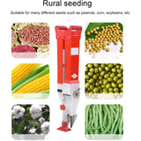 Fertilizer Precise Seeding Fertilize Accurately Portable Garden Push Seeder Depth Adjustable Operation Corn Planter