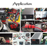 2Pcs 350A 2AWG Battery Power Connector Kit for ATV Winch Gray