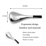 Luxury Rose Gold Cryo Sticks Stainless Steel Facial Ice Globes Cooling Massage Spa Globes For Beauty Health Eye Skin Care Tools