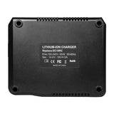 For DC18RC Battery with LED Display 14.4V 18V 6AH Bl1830 Bl1430 BL1860 BL1890 Tool Power Charger EU Plug