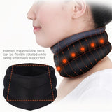 Magnetic Stone Compress Massager Adjustable Neck Brace Support Cervical Breathable Fixed Collar Heating Stiff Shoulder Cure