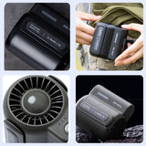 Portable Powerful Small Personal Waist Clip Speed Adjustabl Outdoor for Work Coog Antiheatstroke Fan