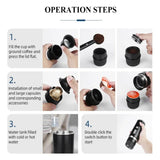 Hine portable Italian wireless electric machine, powder capsules, outdoor coffee pot, new, 2024, MAT343