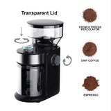 Electric 18 Level Adjustable Burr Mill Bean Grinder High Speed Espresso Coffee Grinding hine for Office