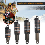 Bicycle Oil Spring Rear Absorber 125/150/165/190mm Adjustable Shock Damper Reducer for Mountain Bike Scooter