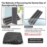 24 Pcs Bass Traps Acoustic Panels Sound Padding,Studio for Corner Soundproofing Foam,Sound Proof Foam