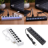 Micro 3.0 4 7 Port Super High Speed Use Power Adapter Hub for Laptop PC Computer(Hab USB Mikro 2.0 / 3.0)USB 集线器