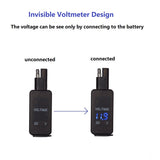 SAE To Adapter Voltmeter Motorcycle Quick Disconnect Plug with Waterproof Dual USB Charger for Smart Phone Tablet GPS