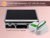 HD 5 million pixels facial skin analyzer detector Scope Oily Acne Moisture Comprehensive Skin Analysis for Beauty spa
