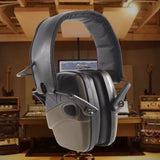 Electronic Noise-Canceg Multi-Function Convenient Army Green Silent Earmuffs