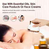 Multifunctional Home Use Handheld Galvanic Facial Electric Guasha Machine Ems &amp; LED Light Face Beauty Massage Machine