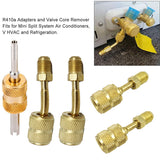 R134A Shut-Off Ball Adapter 270Pcs Car Air Conditioning O Rings Set R410A R22 Vae Core Remover Installer Tool kit
