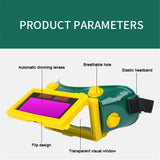 Argon Arc Tig Welding Solar Energy Automatic Dimming Welder Mask Helmet Special Anti-glare Glasses tools Safety Goggles