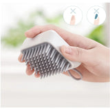 Shampoo silicone brush men and women long hair scalp massage scratching head artifact shampoo comb