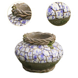 Resin Plant Vase Holder - Gift & Decoration For Balcony, Living Room, Outdoor Shelf