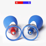 Newest 10pcs HACI WU XING Needle Bipolar Strong Vacuum Acupuncture Suction Cupping Set Magnetic therapy