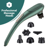6 in 1 Wireless Electric Back Vibration Infrared Heat Multifunctional Neck Leg Massager Pain Relief Shiatsu