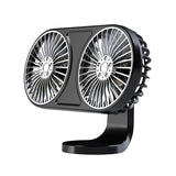 5V Coog Low Noise USB Powerful 3 Gear Car Air Outlet Dashboard Mini Fan 360 Degree Rotating for Truck Vehicle