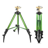 Heavy Duty Lawn Sprinkler - 360 Degree Large Area Irrigation, Impact on Tripod Base Nozzle for Lawn/Yard/Garden