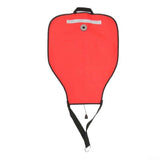 Efficient dive bag for divers, 22.7 kg capacity, easy to carry and high visibility in dark waters red