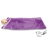 Far Infrared Sauna Heating Blanket Detoxification Body Slimming Blanket Purple
