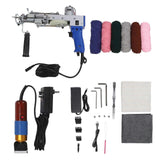 2 in 1 Cut Pile Loop Pile Electric Rug Gun Machine Starter Kit 40 Stitches Per Second Flexibility Carpet Gun Machine 100240V US Plug