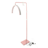 22inch Eyelash LED Floor Half Moon Light 27005600K Height Adjustable Dimmable Eyebrow Tattoo Lamp 40W 100240V EU Plug