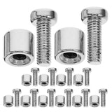 12 Sets Standoff Screws For Acrylic Frames Wall Sign Standoff Mounting Hardware Advertising Glass Frame Standoff Nail For Acrylic Picture Frame