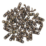 20pcs Antique Cabinet Latch Vintage Latch Hasp Vintage Buckle Bronze Color Decorative Hasp Latch Hardware Bronze For Wooden Box Case Drawer Cabinet Le
