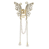 Butterfly Hair Accessories for Women Fancy Hair Clips for Women Rhinestone Hair Claw Decorative Hair Claw Butterfly Hair Clips for Women Metal Butterf