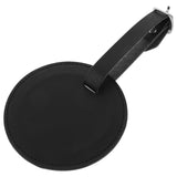 Pu Leather Luggage Tags Round Business Card Holder Suitcases Baggage Bag Tag Suitcase Labels Id Identify Labels For Carnival Cruise Ships Travel Tags