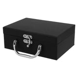 Small Handheld Suitcase Thickened Paper Storage Box Stationery Storage Box Present Packing Box with Handle Solid Color Paper Suitcase