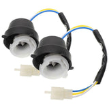 2pcs Motorcycle Light Socket Motorcycle Scooter Tail Light Sockets Easy Installation Lamps Socket Holder Adapters Motorcycle Wiring Harness