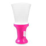 1PC Powder Brush Broken Hair Cleaning Brush Special Hairdressing Brush Portable Sweeping Hair Tool Hair Salon Neck Brush for Home Salon Use (Pink)