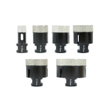 6pcs M14 Thread Dry Vacuum Brazed Ing Core Set Porcelain Tiles Granite Marble Tool