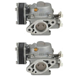2x Boat Outboard Carburetor E Carbs Carburetor Assy For Tohatsu Outboard 9.8/8 2-strok