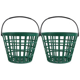 2pcs Portable Golf Balls Holder For Yard Plastic Storage Basket Golfing Accessories For Organizing (Hold 50pcs Golf Balls)
