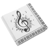 20pcs Music Note Napkins Themed Party Napkins Music Notes Party Disposable Napkins Music Notes Napkins Dinner Napkins Music Pattern Napkins Paper