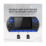 Rk2023 Retro Console 3.5 Inch 16g+128g 4:3 Ips Screen Rk3566 Dual Ser Handheld Game Console(a)