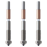 For Qidi Plus4 Bimetal Nozzle Quick Removal Ceramic Insulation Integration 0.4mm Nozzles HighTemperature Resistance 3PCS