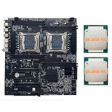 X99 Dual-socket Mboard A2011-3 Dual Cpu Recc Ddr4 Memory Computer Mboard With 2