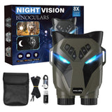 (Dumb golden) 4K Telescope Binoculars Camera Portable Digital Outdoor Bird Watching Binoculars with Camera Video Photo Recorders  Dumb golden